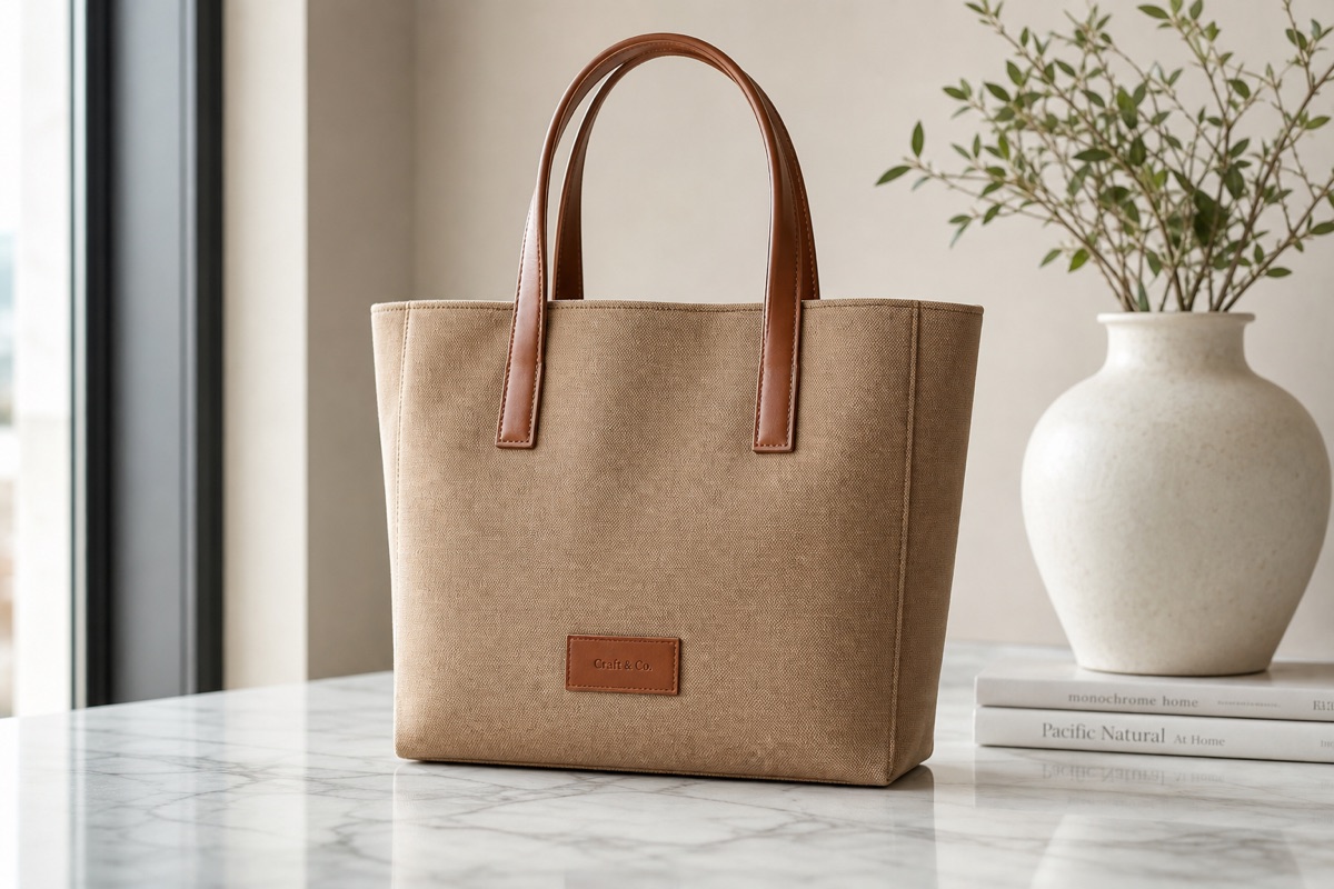 Caramel Canvas Tote